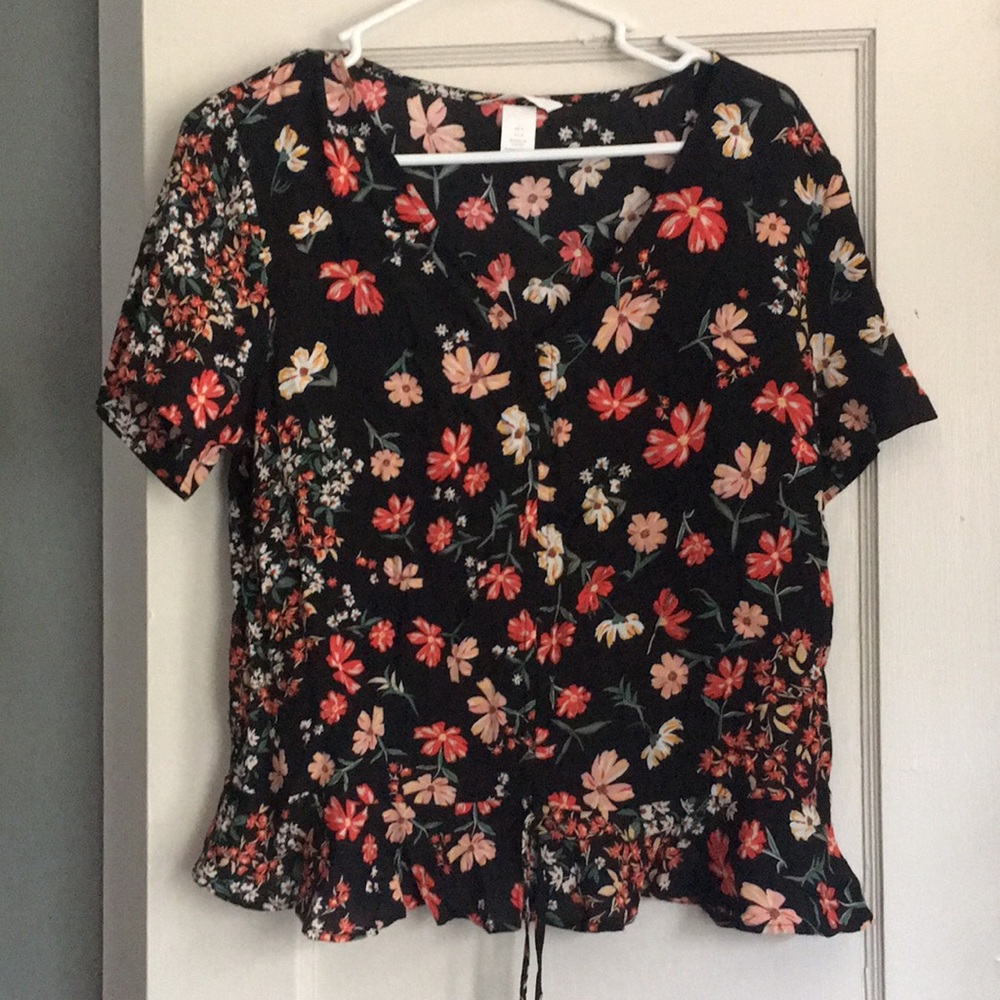 H&M floral blouse